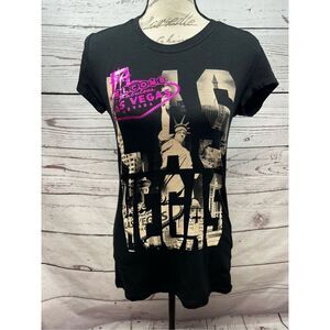 Reserved XL black Las Vegas‎ T shirt - 3170